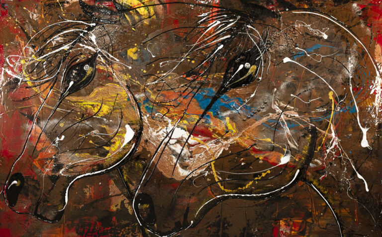 Hot horses, œuvre de Lisabel