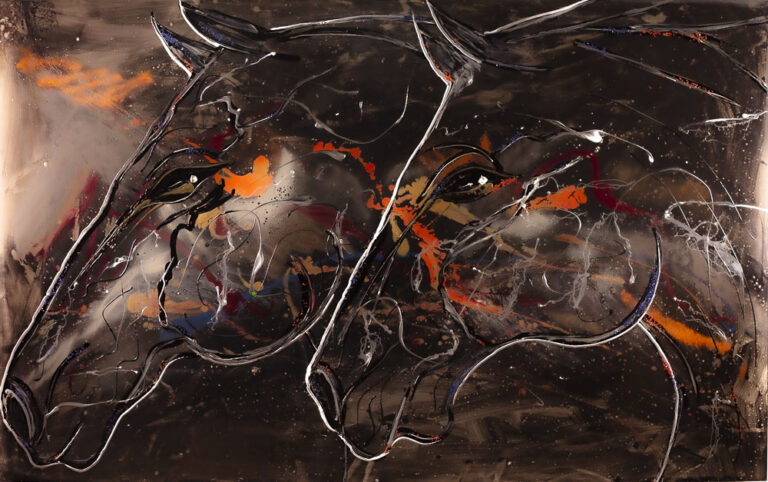 Magnificient horses, œuvre de Lisabel